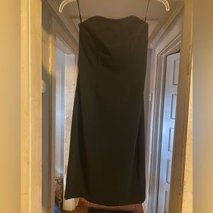 Black Strapless Dress